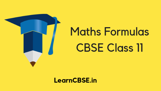 CBSE-Class-11-Maths-Formulas
