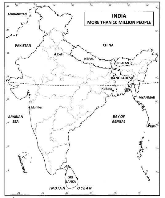 Class-12-Geography-NCERT-Solutions-Chapter-4-Human-Settlements-Map-Based-Questions-Q1