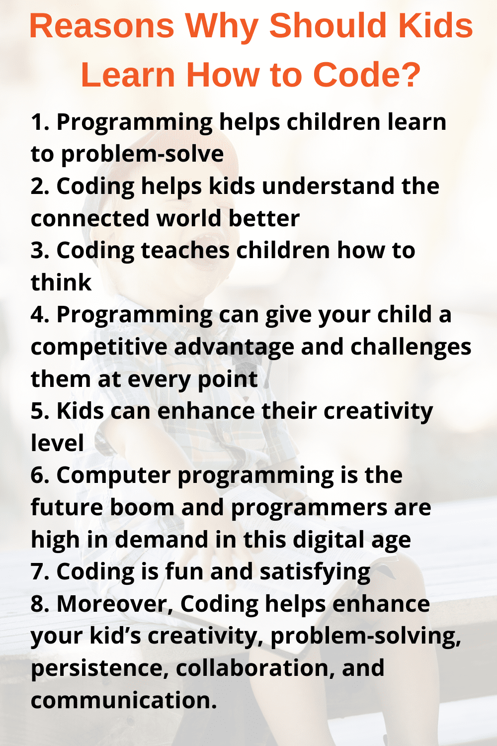 Reasons Why Should Kids Learn How to Code