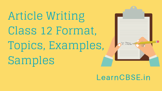 article-writing-format-cbse-class-12