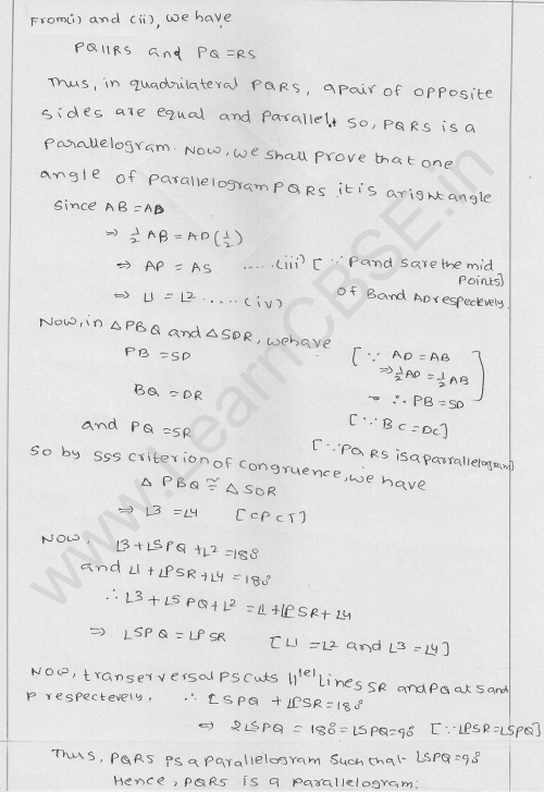RD Sharma Class 9 Solutions Chapter 14 Quadrilaterals Ex 14.4 13
