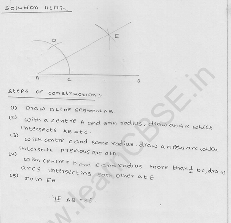RD Sharma Class 9 solutions Chapter 17 Constructions Ex 17.2 Q 12