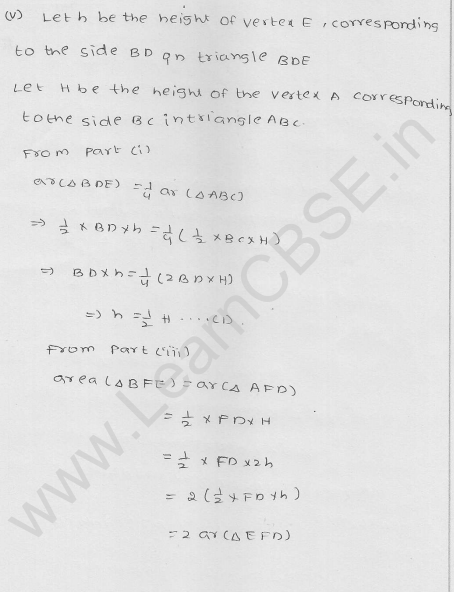 RD Sharma Class 9 solutions Chapter 15 Areas of parrallelograms and Triangles Ex 15.3 27