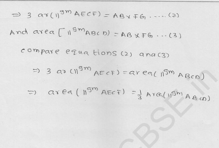 RD Sharma Class 9 solutions Chapter 15 Areas of parrallelograms and Triangles Ex 15.3 14