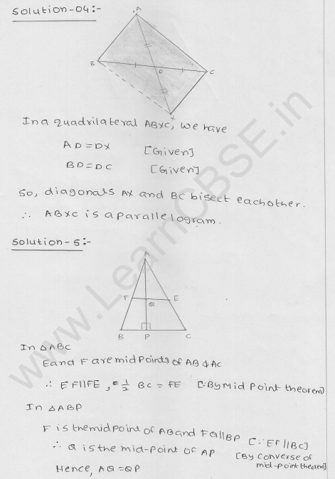 RD Sharma Class 9 Solutions Chapter 14 Quadrilaterals Ex 14.4 4