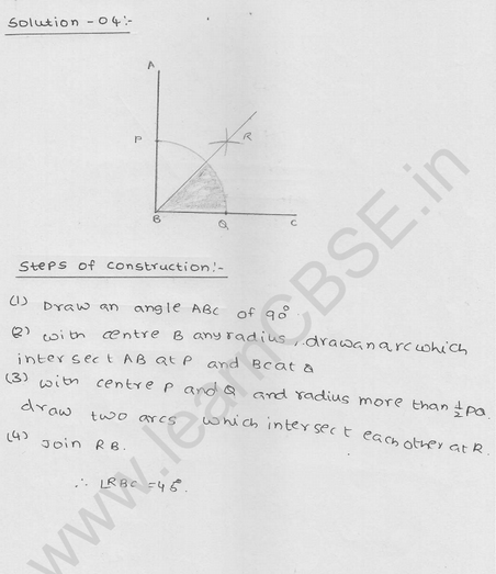 RD Sharma Class 9 solutions Chapter 17 Constructions Ex 17.2 Q 4