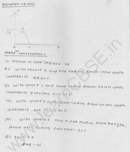 RD Sharma Class 9 solutions Chapter 17 Constructions Ex 17.2 Q 11