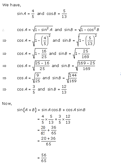 RD-Sharma-Class-11-Solutions-Chapter-7-Trigonometric-Ratios-Of-Compound-Angles-Ex-7.1-Q-1