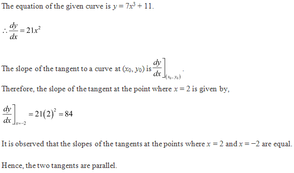Free Online RD Sharma Class 12 Solutions Chapter 16 Tangents and Normals Ex 16.1 Q20