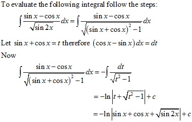 RD Sharma Class 12 Solutions Chapter 19 Indefinite Integrals Ex 19.13 Q17
