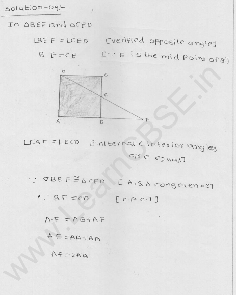 RD Sharma Class 9 Solutions Chapter 14 Quadrilaterals Ex 14.2 7