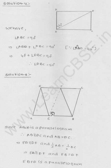 RD Sharma Class 9 Solutions Chapter 14 Quadrilaterals Ex 14.3 2