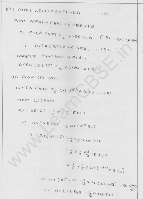 RD Sharma Class 9 solutions Chapter 15 Areas of parrallelograms and Triangles Ex 15.3 19