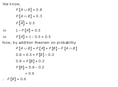 RD-Sharma-class-11 Solutions-Chapter-33-Probability-Ex-33.4-Q-4