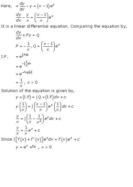 RD Sharma Class 12 Solutions Chapter 22 Differential Equations Ex 22.10 Q10
