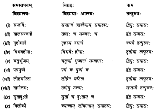 Abhyasvan-Bhav-Sanskrit-Class-9-Solutions-Chapter-9-समासाः-1
