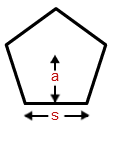 Area of a Pentagon Formula