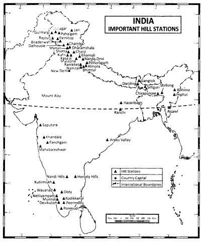 Class 11 Geography NCERT Solutions Chapter 2 Structure and Physiography Map Skills Q1.3
