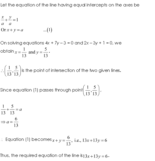 Class 11 Maths NCERT Solutions Chapter 10 Straight Lines Miscellaneous Exercise A12.1