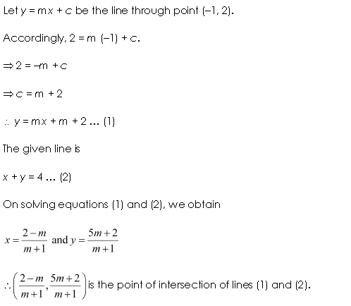 Class 11 Maths NCERT Solutions Chapter 10 Straight Lines Miscellaneous Exercise A16.1