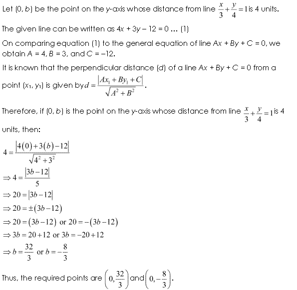 Class 11 Maths NCERT Solutions Chapter 10 Straight Lines Miscellaneous Exercise A4.1