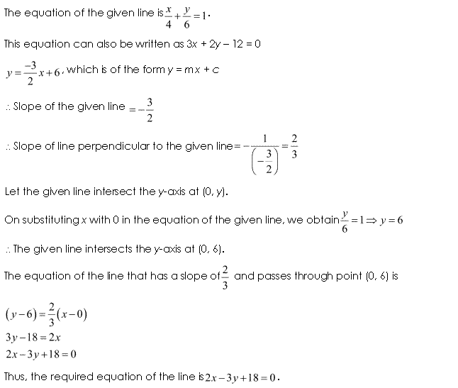 Class 11 Maths NCERT Solutions Chapter 10 Straight Lines Miscellaneous Exercise A7.1