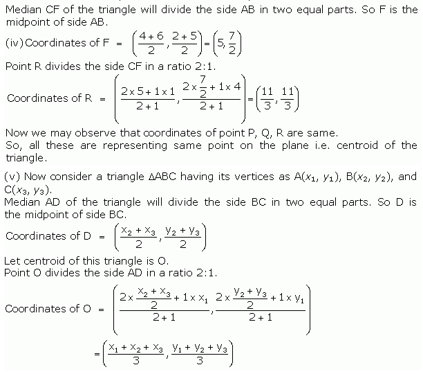 Coordinate Geometry Class 10 Maths NCERT Solutions Ch 7 Ex 7.4 PDF Q7.1