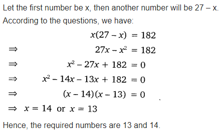 Exercise 4.2 Class 10 Maths NCERT Solutions Chapter 4 Quadratic Equations Free PDF Download Q3