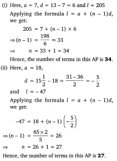 Exercise 5.2 Class 10 Maths NCERT Solutions Arithmetic Progression Q5