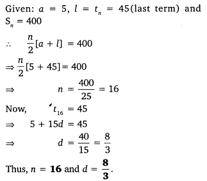 Exercise 5.3 Class 10 Maths NCERT Solutions Arithmetic Progression Q5