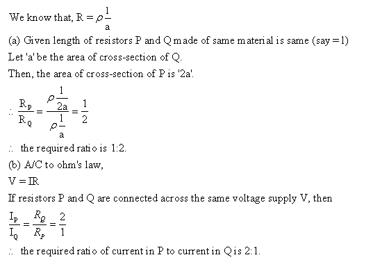 Frank ICSE Class 10 Physics Solutions Current Electricity 52