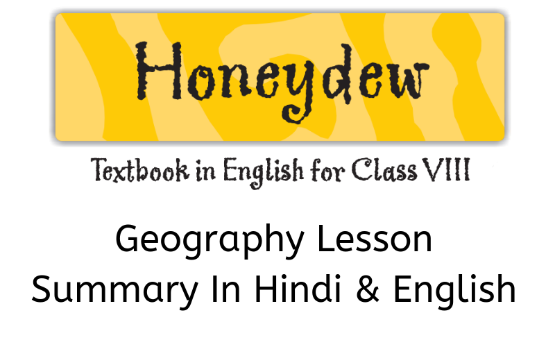 Geography-Lesson-Summary-Class-8-English