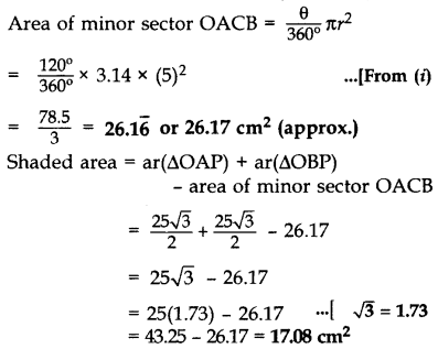 Important Questions for Class 10 Maths Chapter 12 Areas Related to Circles 79