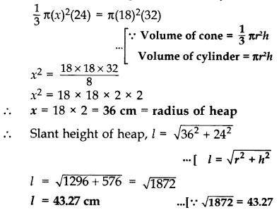 Important Questions for Class 10 Maths Chapter 13 Surface Areas and Volumes 38