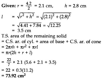 Important Questions for Class 10 Maths Chapter 13 Surface Areas and Volumes 60