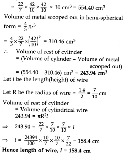 Important Questions for Class 10 Maths Chapter 13 Surface Areas and Volumes 68