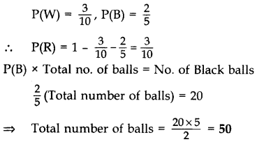 Important Questions for Class 10 Maths Chapter 15 Probability 8