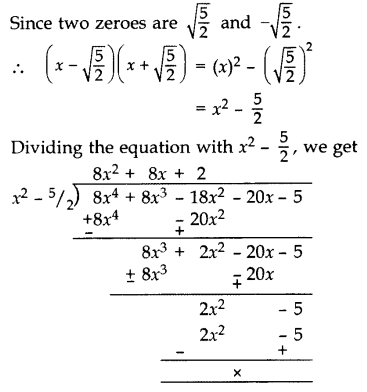 Important Questions for Class 10 Maths Chapter 2 Polynomials 21