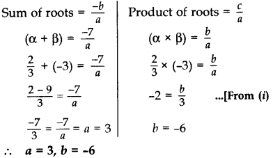 Important Questions for Class 10 Maths Chapter 4 Quadratic Equations 9