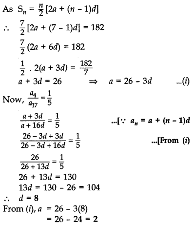 Important Questions for Class 10 Maths Chapter 5 Arithmetic Progressions 13
