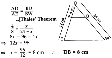 Important Questions for Class 10 Maths Chapter 6 Triangles 5