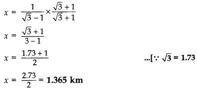 Important Questions for Class 10 Maths Chapter 9 Some Applications of Trigonometry 39