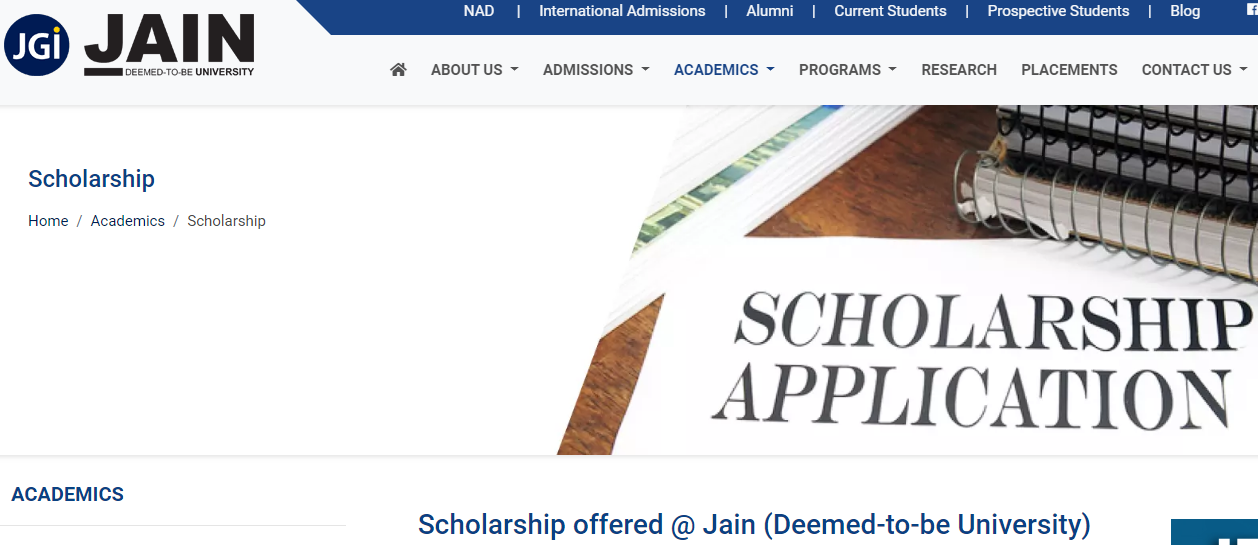 Jain-Scholarship