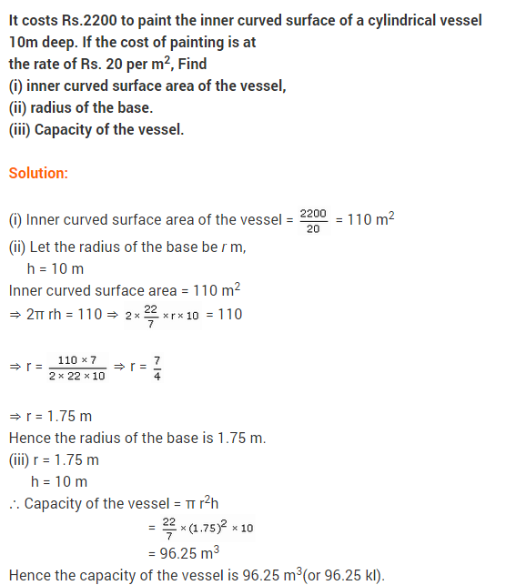 Maths NCERT Solutions Class 9 Chapter 13 Surface Areas and Volumes Ex 13.6 A5
