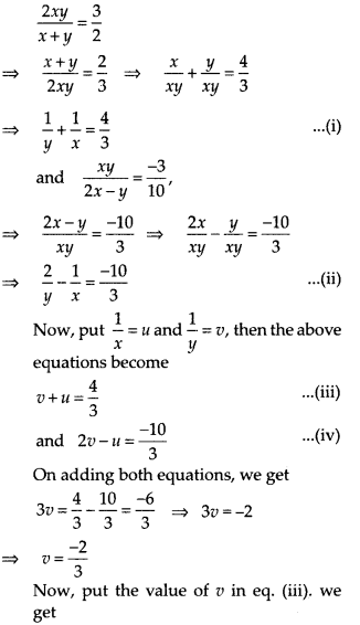 NCERT Exemplar Class 10 Maths Chapter 3 Pair of Linear Equations in Two Variables Ex 3.3 Q9.5