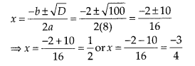 NCERT Exemplar Class 10 Maths Chapter 4 Quadratic Equations Ex 4.4 Q1