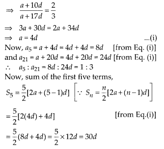 NCERT Exemplar Class 10 Maths Chapter 5 Arithmetic Progressions Ex 5.4 Q6