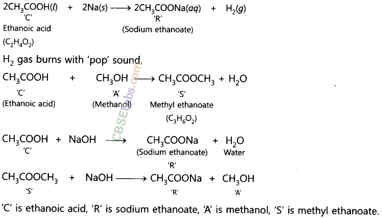 NCERT Exemplar Class 10 Science Chapter 4 Carbon and its Compounds Img 13