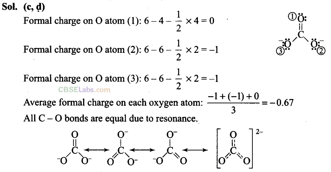 NCERT Exemplar Class 11 Chemistry Chapter 4 Chemical Bonding and Molecular Structure-12