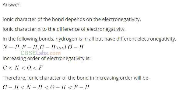 NCERT Exemplar Class 11 Chemistry Chapter 4 Chemical Bonding and Molecular Structure-39